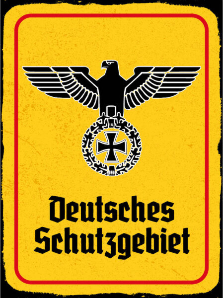 Blechschild - Adler D Schutzgebiet