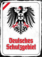 Blechschild - Adler D Schutzgebiet