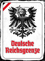 Blechschild - Adler D. Reichsgrenze