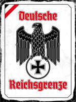 Blechschild - Adler Reichtsgrenze