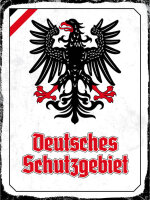 Blechschild - Adler D Schutzgebiet