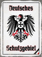 Blechschild - Adler Schutzgebiet