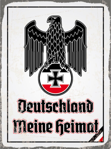 Blechschild - Adler Heimat