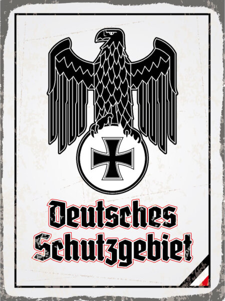 Blechschild - Adler D Schutzgebiet