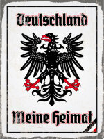 Blechschild - Adler Heimat V2