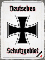 Blechschild - EK Schutzgebiet