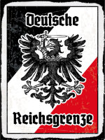 Blechschild - Adler Reichtsgrenze