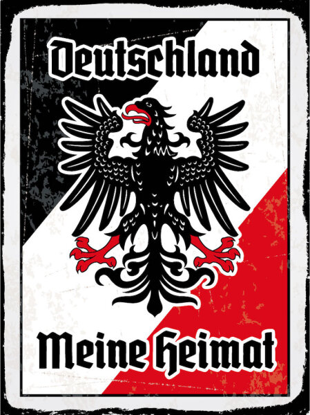 Blechschild - Adler Heimat V2