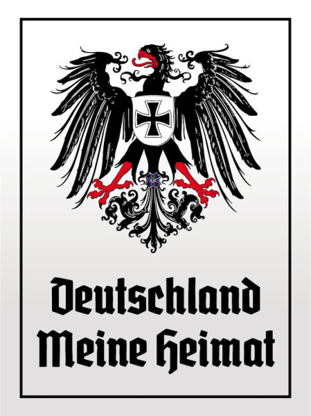 Blechschild - Adler Heimat