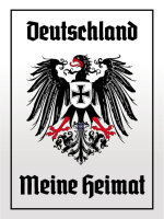 Blechschild - Adler Heimat V2