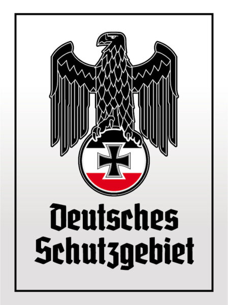 Blechschild - Adler D Schutzgebiet