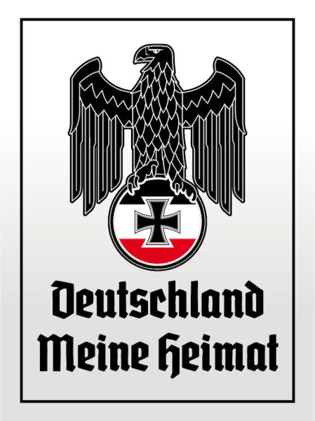 Blechschild - Adler Heimat