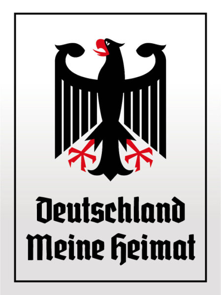 Blechschild - Adler Heimat