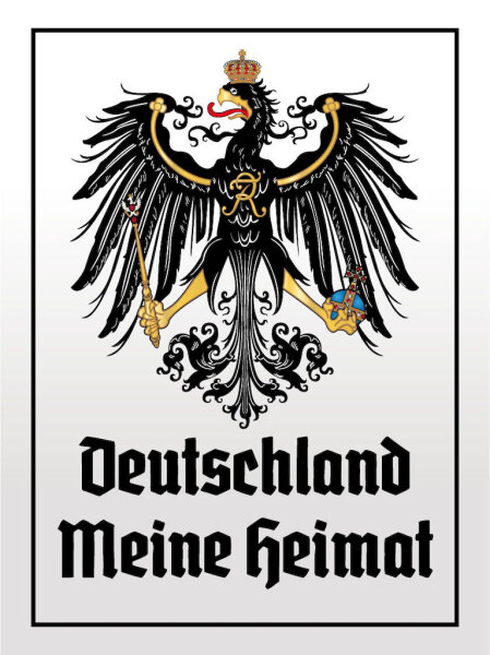 Blechschild - Adler Heimat