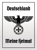 Blechschild - Adler Meine Heimat