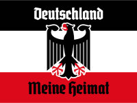 Blechschild - Adler Heimat