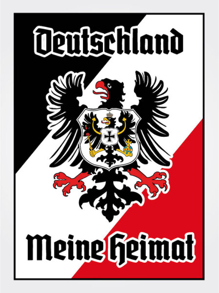 Blechschild - Adler Meine Heimat