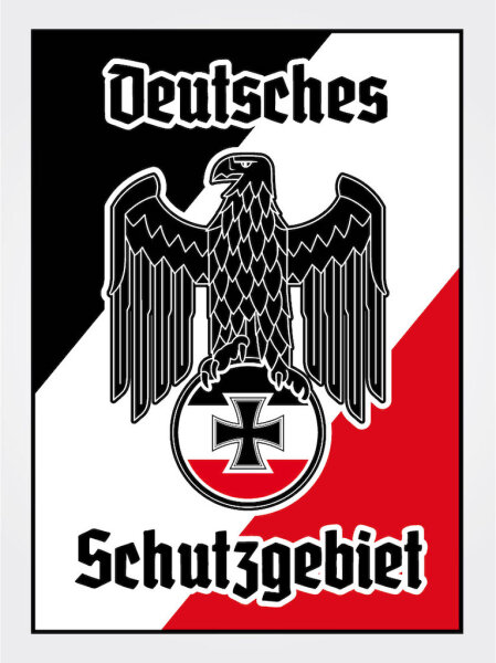 Blechschild - Adler Schutzgebiet