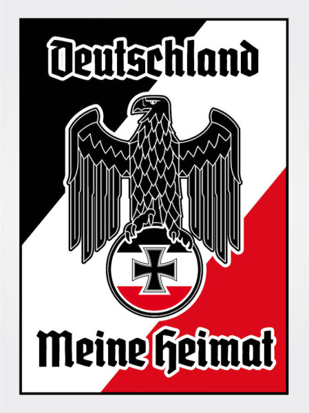 Blechschild - Adler Meine Heimat