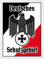 Blechschild - Adler Schutzgebiet