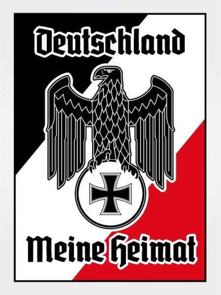 Blechschild - Adler Meine Heimat