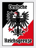 Blechschild - Adler Reichtsgrenze