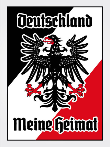 Blechschild - Adler Meine Heimat