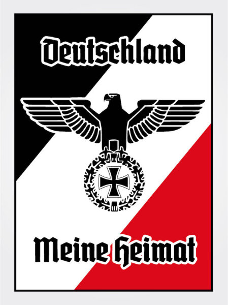 Blechschild - Adler Meine Heimat