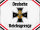 Blechschild - EK D. Reichsgrenze