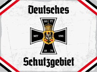 Blechschild - EK D Schutzgebiet