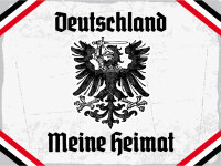 Blechschild - Adler Heimat