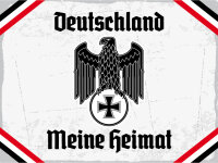 Blechschild - Adler Heimat