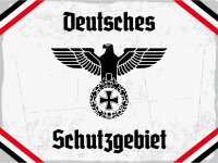 Blechschild - Adler D Schutzgebiet