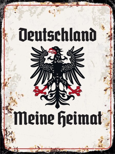 Blechschild - Adler Meine Heimat