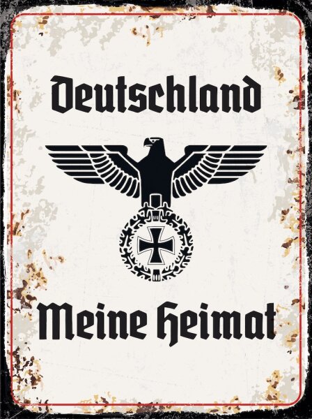 Blechschild - Adler Heimat