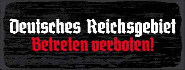 Blechschild - Reichsgebiet4