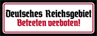 Blechschild - Reichsgebiet6