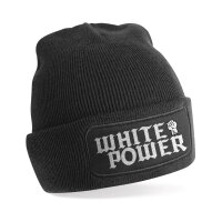 Strickmütze White Power