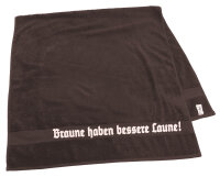 Badetuch - Braune haben bessere Laune