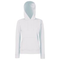 Ladies Hooded Kapuzenpullover Weiss-L