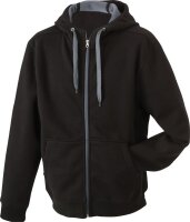 Mens Doubleface Jacke black-carbon-M