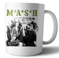 M.A.S.H Geschenkbox mit Tshirt Aufkleber Tasse Lazarett Militär Army