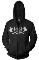 Walhalla 2 Herren KapuzenzipJacke Viking Thor Wotan 2XL