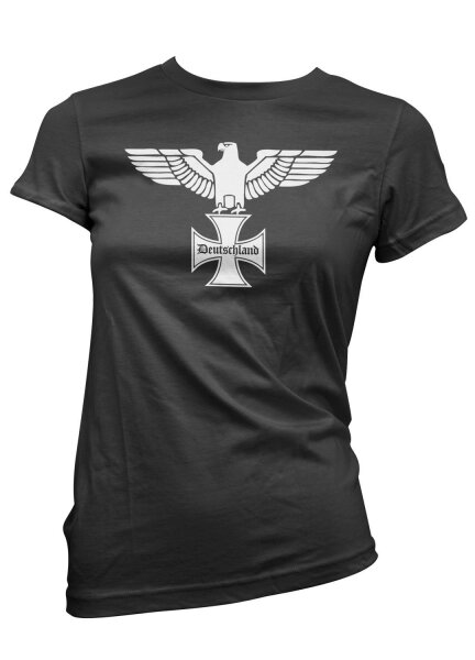 Adler Deutschland EK Damen Tshirt Deutsches Reich Wehrmacht 2XL