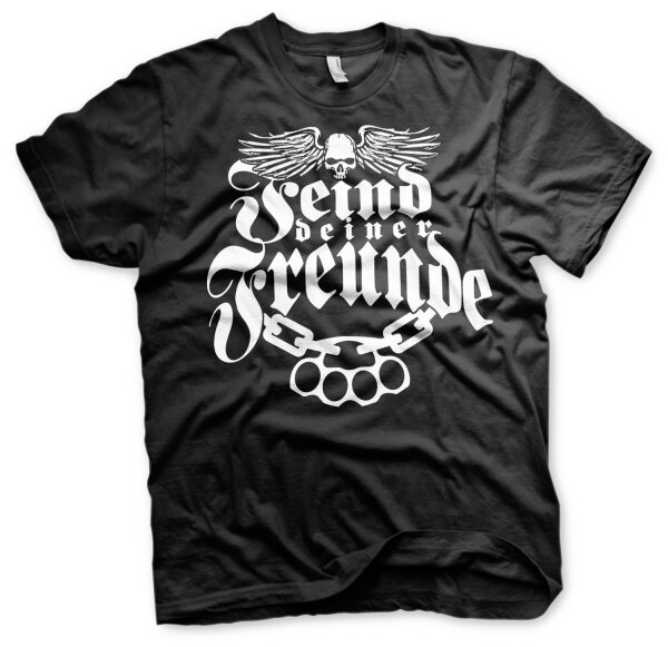 Feind deiner Freunde - Tshirt Deutschrock Punk Hools Ultras Wild