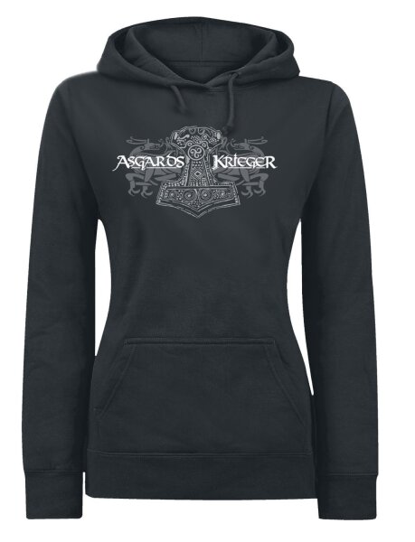 Asgards Krieger 3 - Lady Hoodie Sweat Sleipnir Odin Thor Irminsul Heidentum L