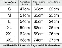 Frei & Böse Pogo Herren Polo mit Streifen XL