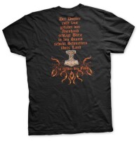 Zu richten den Feind - Tshirt Thorhammer Mjölnir Odin Wotan L