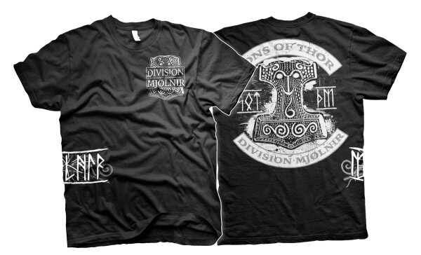 Sons of Thor Division Mjölnir - Tshirt Asgard MC Walhalla Odin Vikings SoA 1%er 2XL